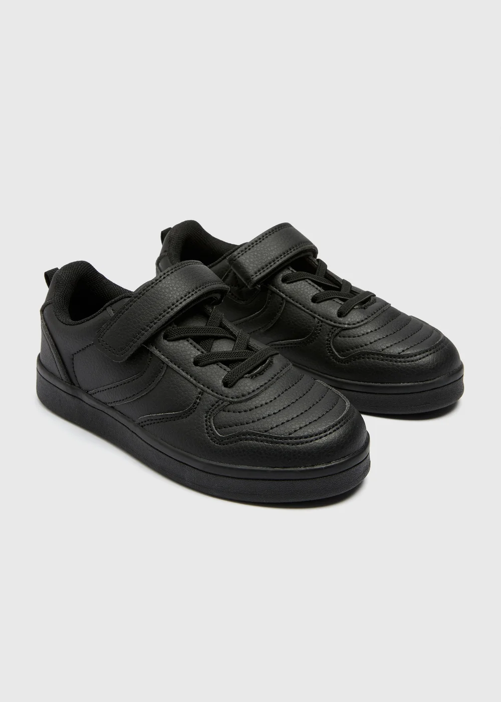 Boys Black Baseball School Trainers (Younger 10-Older 6) - Size 5 Image 1