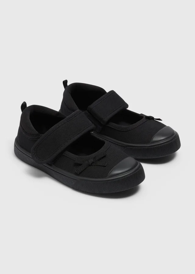 Girls Mary Jane Plimsoll Pumps (Younger 7-Older 3)