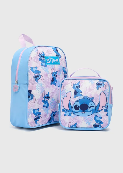 Girls Lilac Stitch Backpack Set - One Size Image 2
