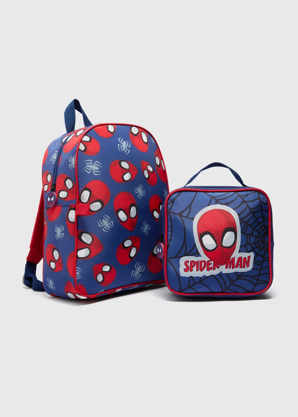 Boys Navy Spiderman Backpack Set - One Size Image 2