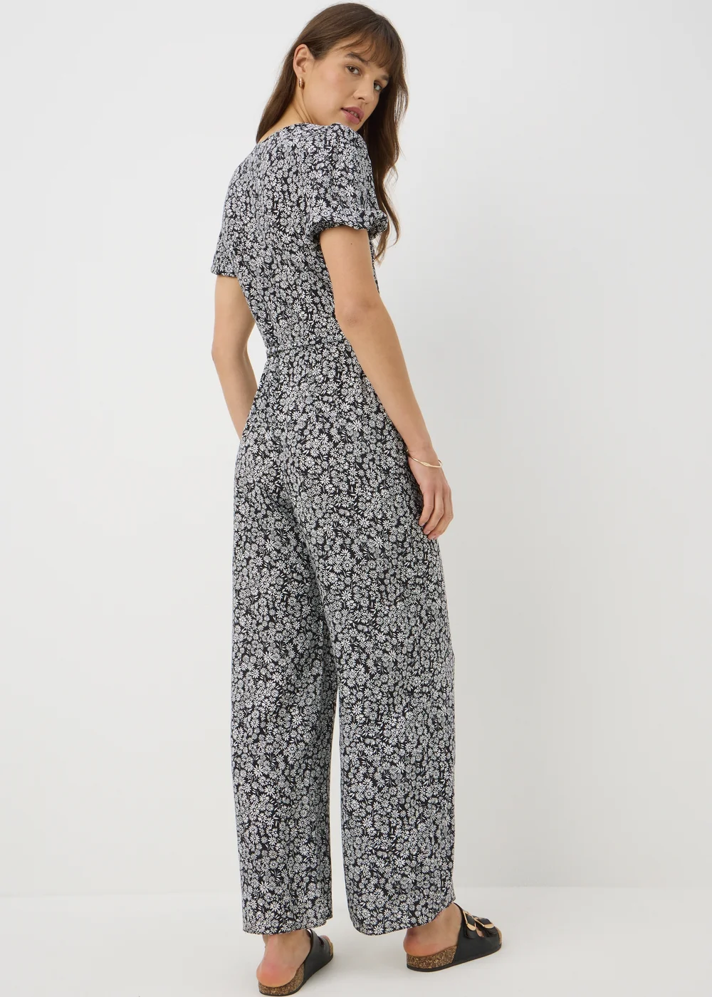 Black Floral Jumpsuit - 8 Image 2