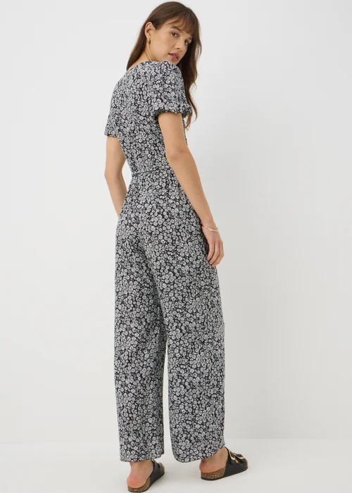 Black Floral Jumpsuit - 8 Image 2