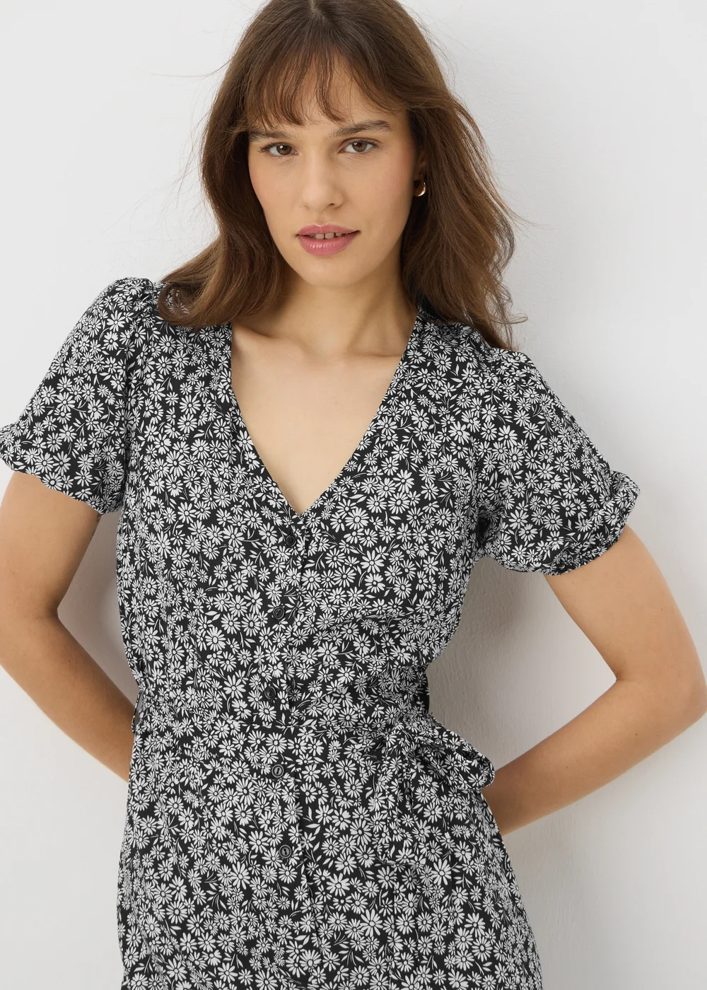 Black Floral Jumpsuit - 8 Image 3