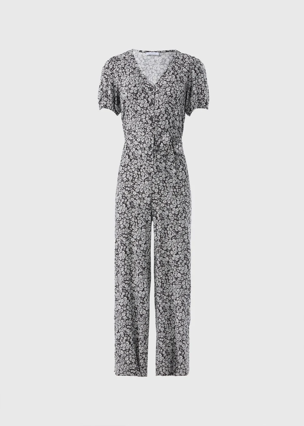 Black Floral Jumpsuit - 8 Image 4