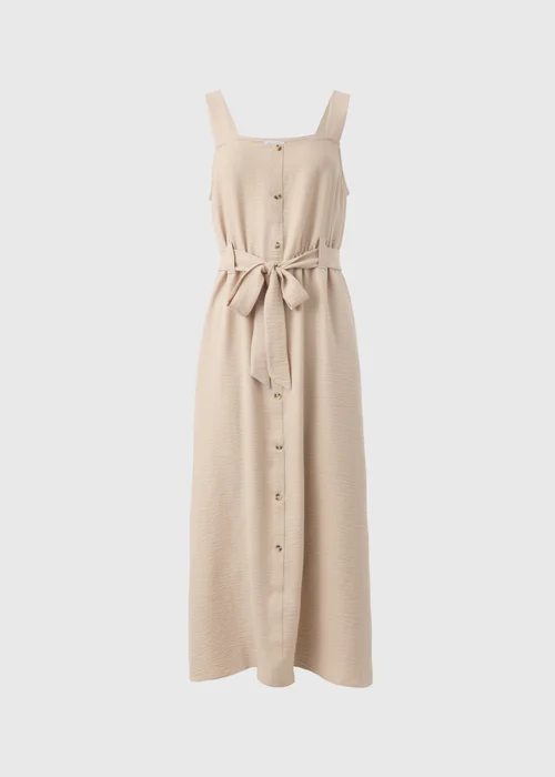 Stone Belted Square Neck Midi Dress - 8 Image 3
