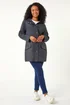 Roman Navy Petite Hooded Zip & Pocket Raincoat - 12 Image 2