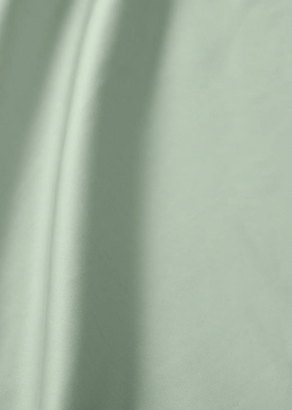 Bianca Fine Linens Green Cotton Sateen Flat Sheet - Single Image 2