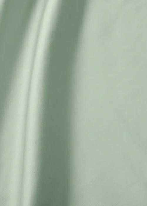 Bianca Fine Linens Green Cotton Sateen Flat Sheet - Single Image 2