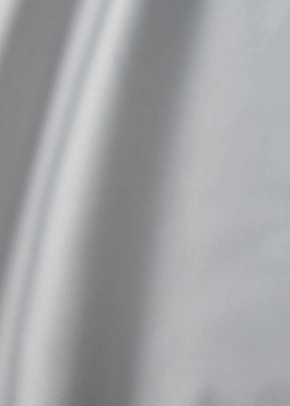 Bianca Fine Linens Grey Cotton Sateen Flat Sheet - Single Image 2