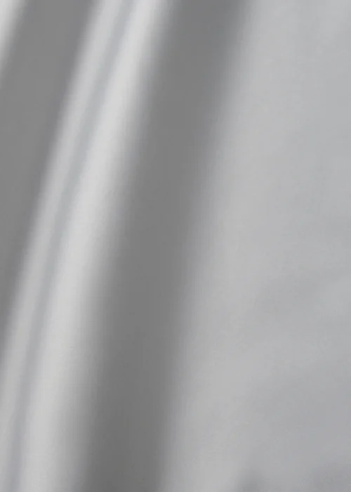 Bianca Fine Linens Grey Cotton Sateen Flat Sheet - Single Image 2