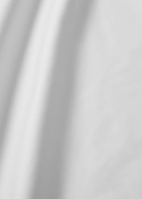 Bianca Fine Linens White Cotton Sateen Flat Sheet - Single Image 2