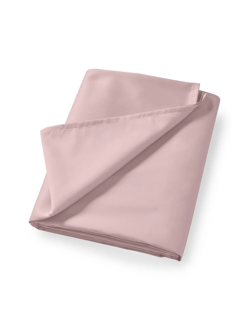 Bianca Fine Linens Blush Cotton Sateen Flat Sheet - Single Image 3