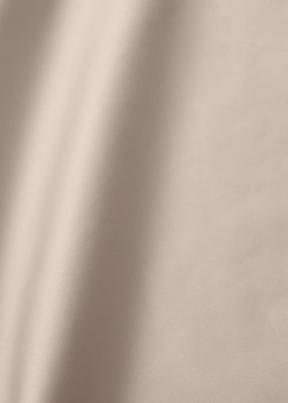 Bianca Fine Linens Oyster Cotton Sateen Flat Sheet - Single Image 2