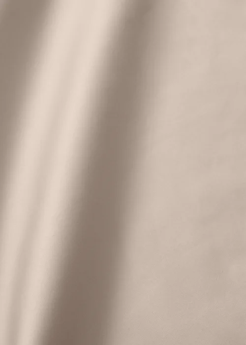 Bianca Fine Linens Oyster Cotton Sateen Flat Sheet - Single Image 2