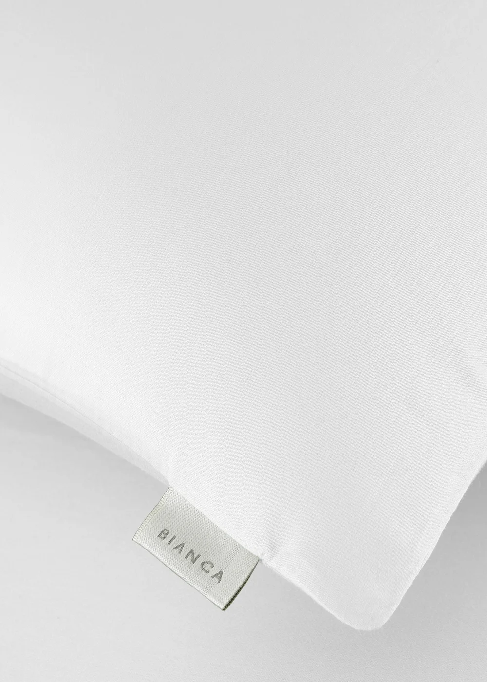 Bianca Fine Linens White Cotton Sateen Duvet Set - Single Image 3
