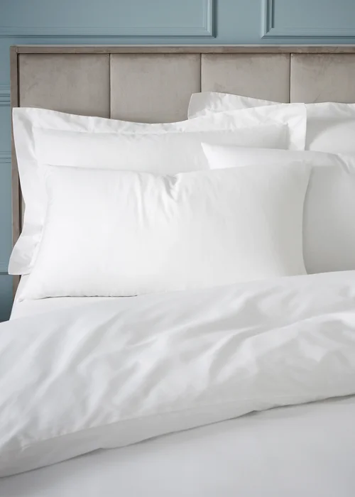 Bianca Fine Linens White 180 Thread Count Egyptian Cotton Duvet Set - Double Image 2