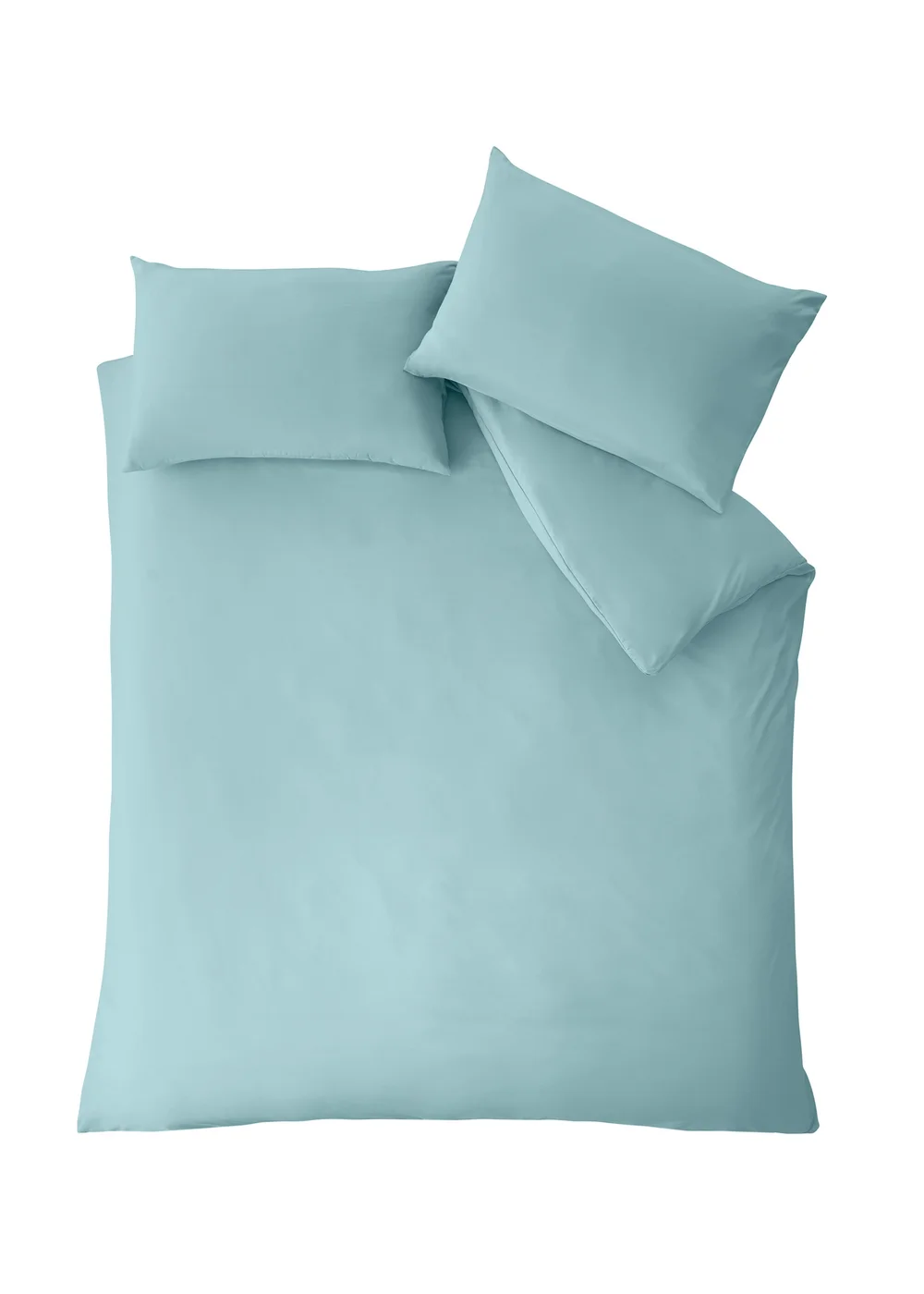 Catherine Lansfield Duck Egg So Soft Non-Iron Duvet Cover Set - Single Image 3