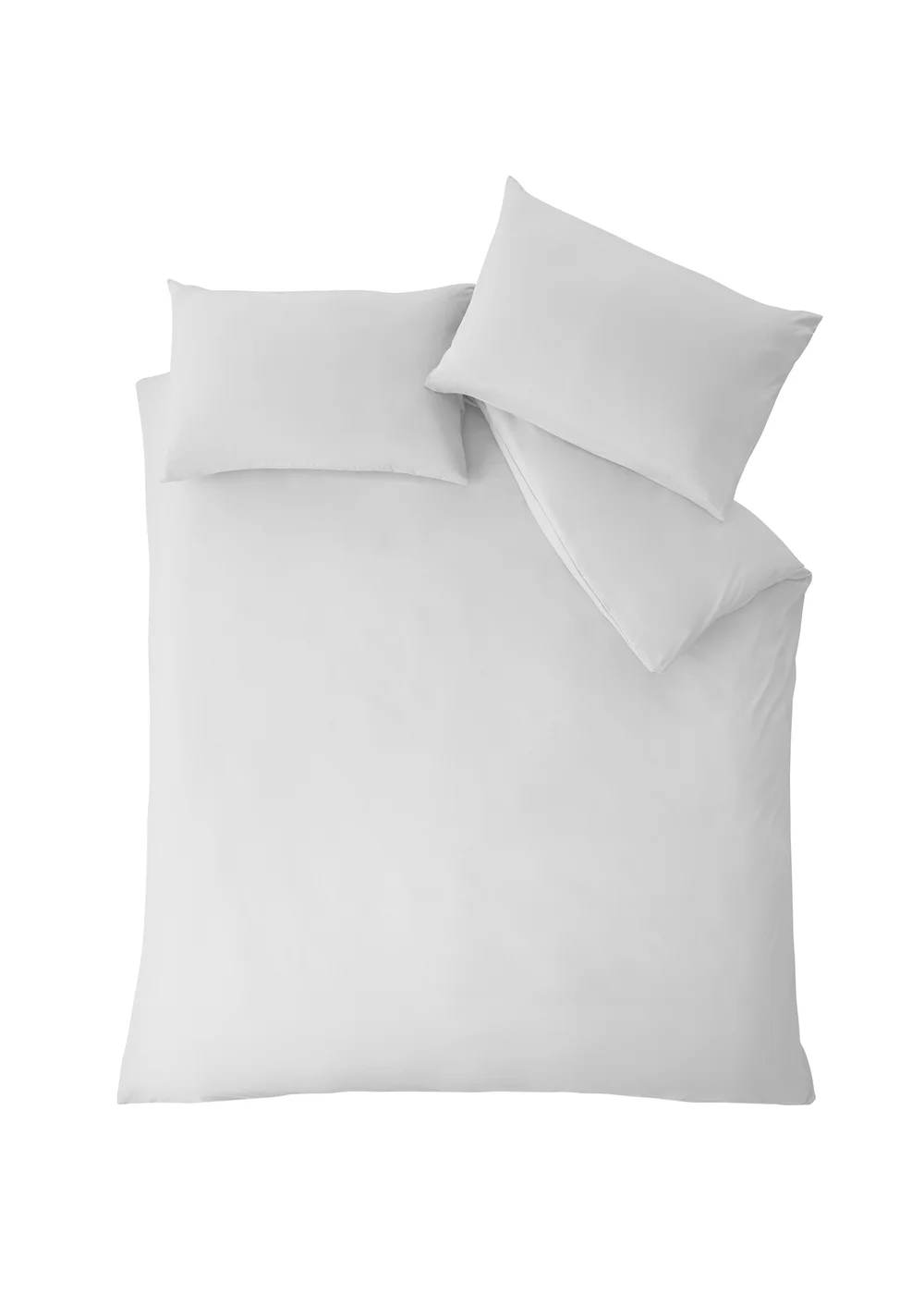Catherine Lansfield White So Soft Non-Iron Duvet Cover Set - Single Image 3