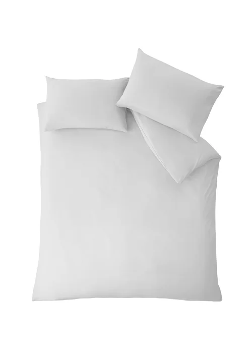 Catherine Lansfield White So Soft Non-Iron Duvet Cover Set - Single Image 3