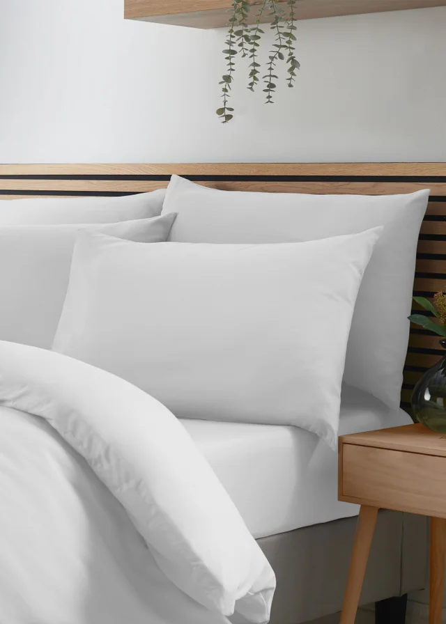 Catherine Lansfield White So Soft Non-Iron Duvet Cover Set