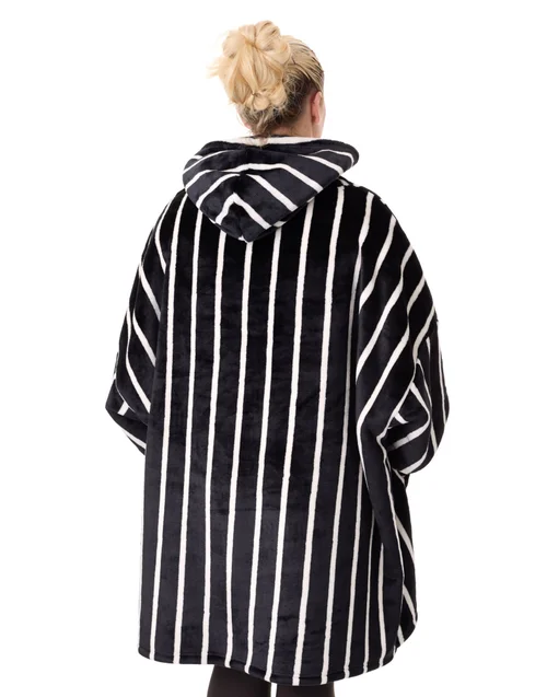 Vanilla Underground Disney The Nightmare Before Christmas Black Jack Skellington Blanket Hoodie - One Size Image 2
