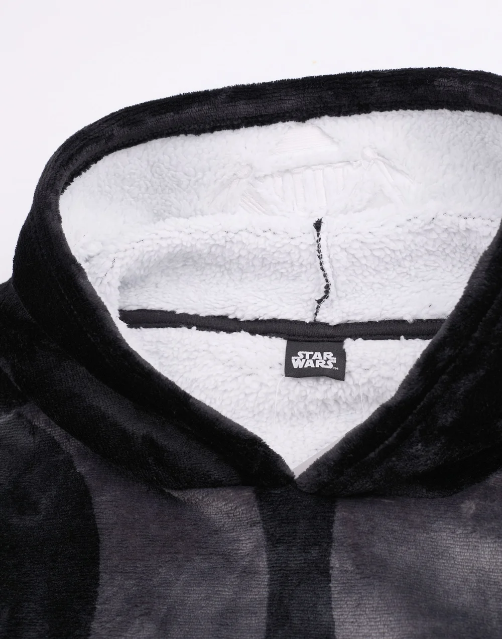 Star Wars Black Darth Vader Blanket Hoodie - One Size Image 3
