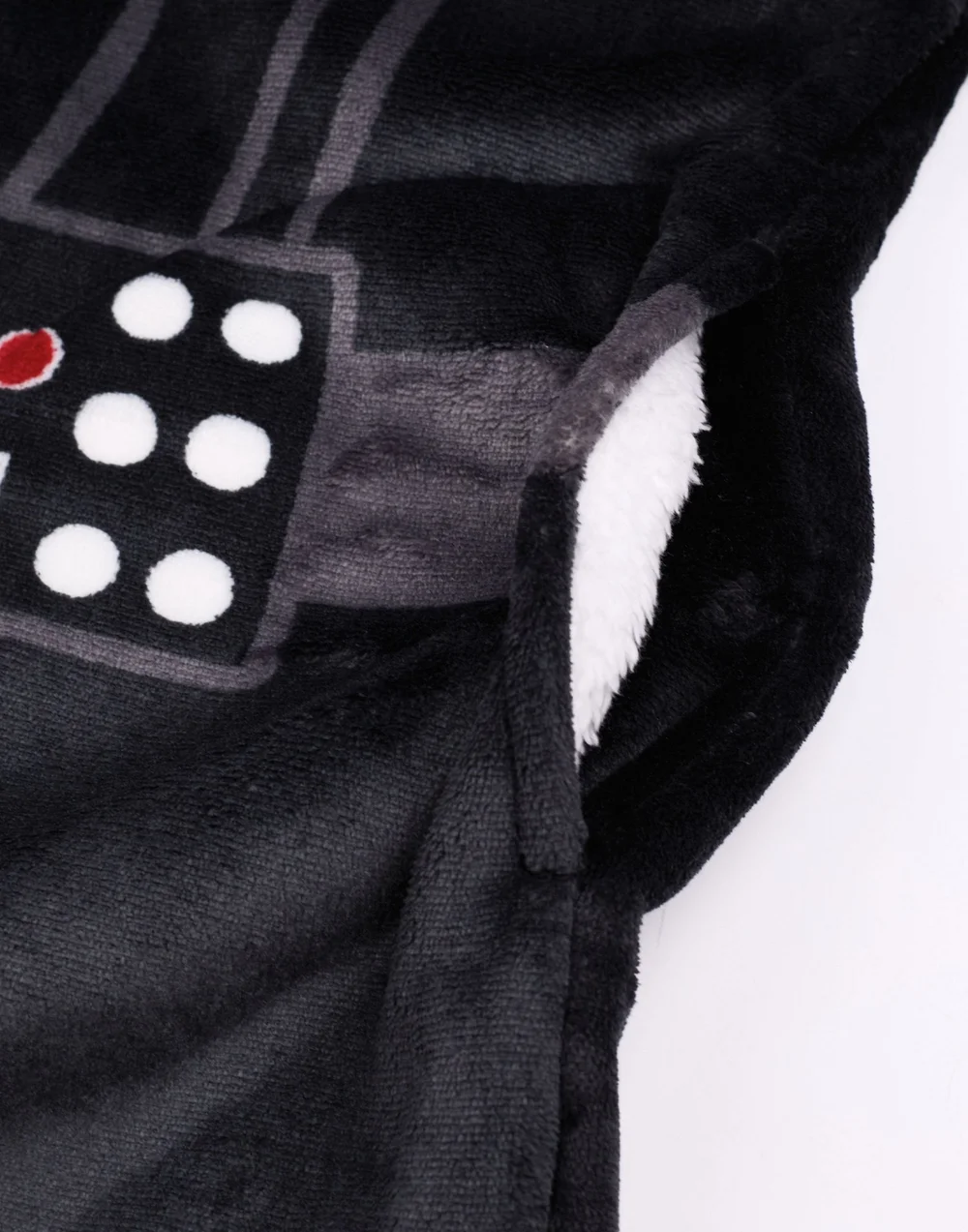 Star Wars Black Darth Vader Blanket Hoodie - One Size Image 5
