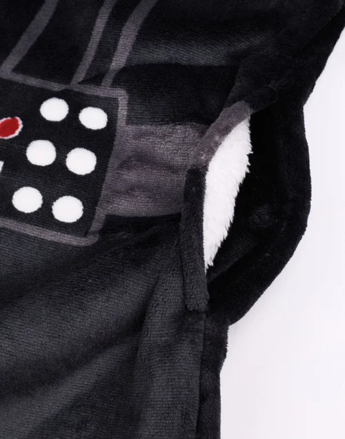 Star Wars Black Darth Vader Blanket Hoodie - One Size Image 5