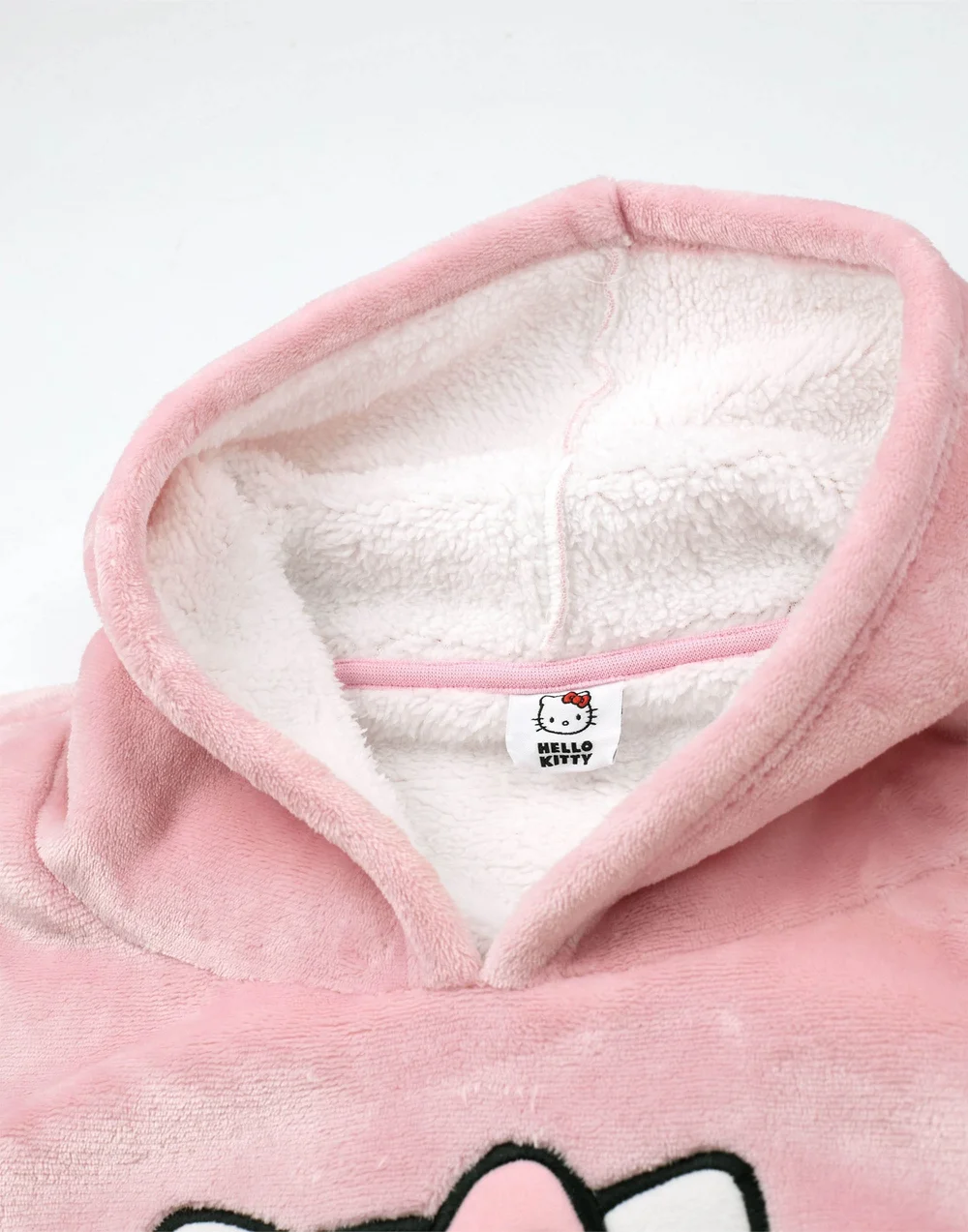 Vanilla Underground Hello Kitty Pink Character Face Blanket Hoodie - One Size Image 4