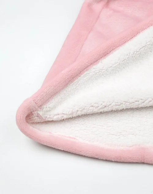Vanilla Underground Hello Kitty Pink Character Face Blanket Hoodie - One Size Image 5