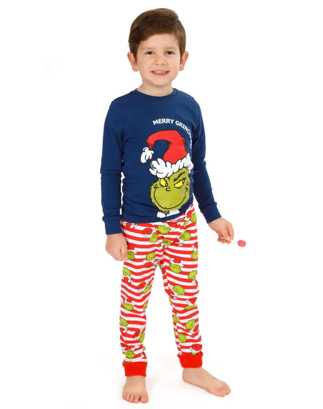 Vanilla Underground The Grinch Boys Blue The Grinch Pyjama Set (2 - 10 Years)