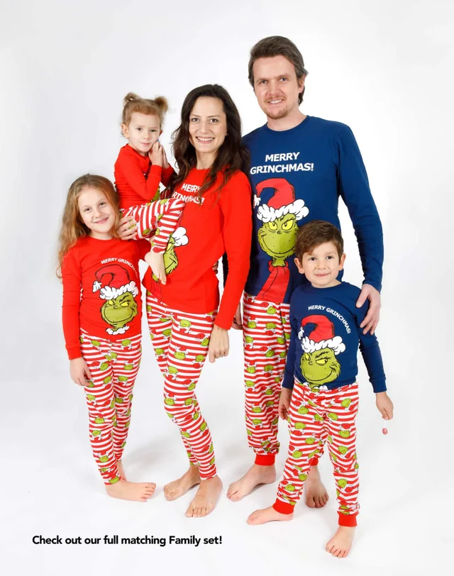 Vanilla Underground The Grinch Boys Blue The Grinch Pyjama Set (2 - 10 Years)