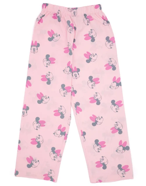 Vanilla Underground Disney Girls Pink Minnie Mouse Pyjama Set (7 - 13 Years) - Age 7-8 Years Image 3