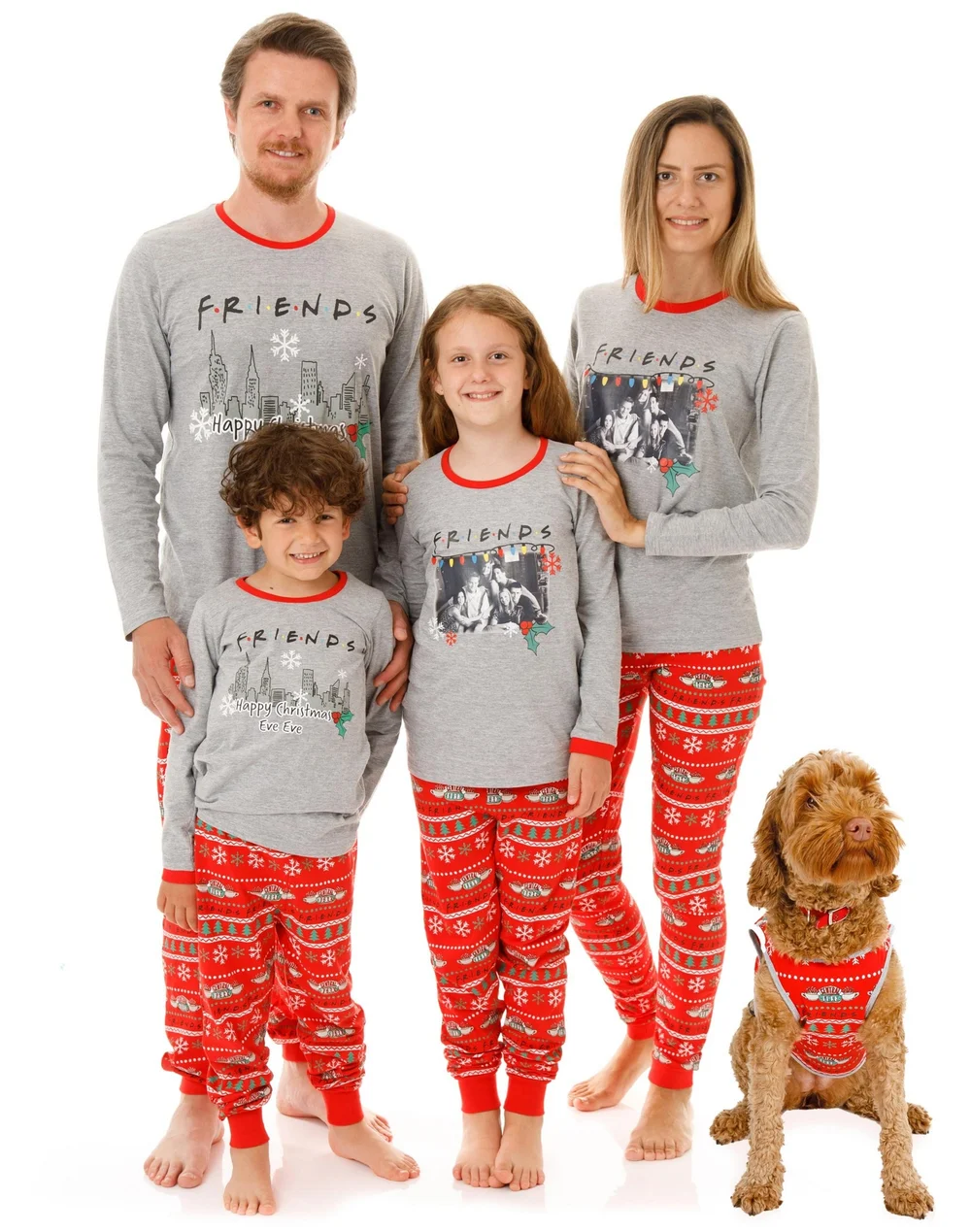 Vanilla Underground Friends Boys Red Logo Long Sleeve Long Leg Pyjama Set (7 - 14 Years) - 098 Image 1