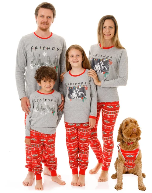 Vanilla Underground Friends Boys Red Logo Long Sleeve Long Leg Pyjama Set (7 - 14 Years) - 098 Image 1