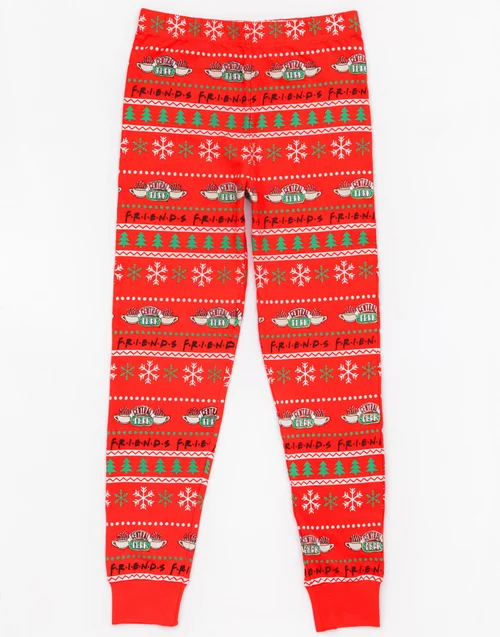 Vanilla Underground Friends Boys Red Logo Long Sleeve Long Leg Pyjama Set (7 - 14 Years) - 098 Image 5