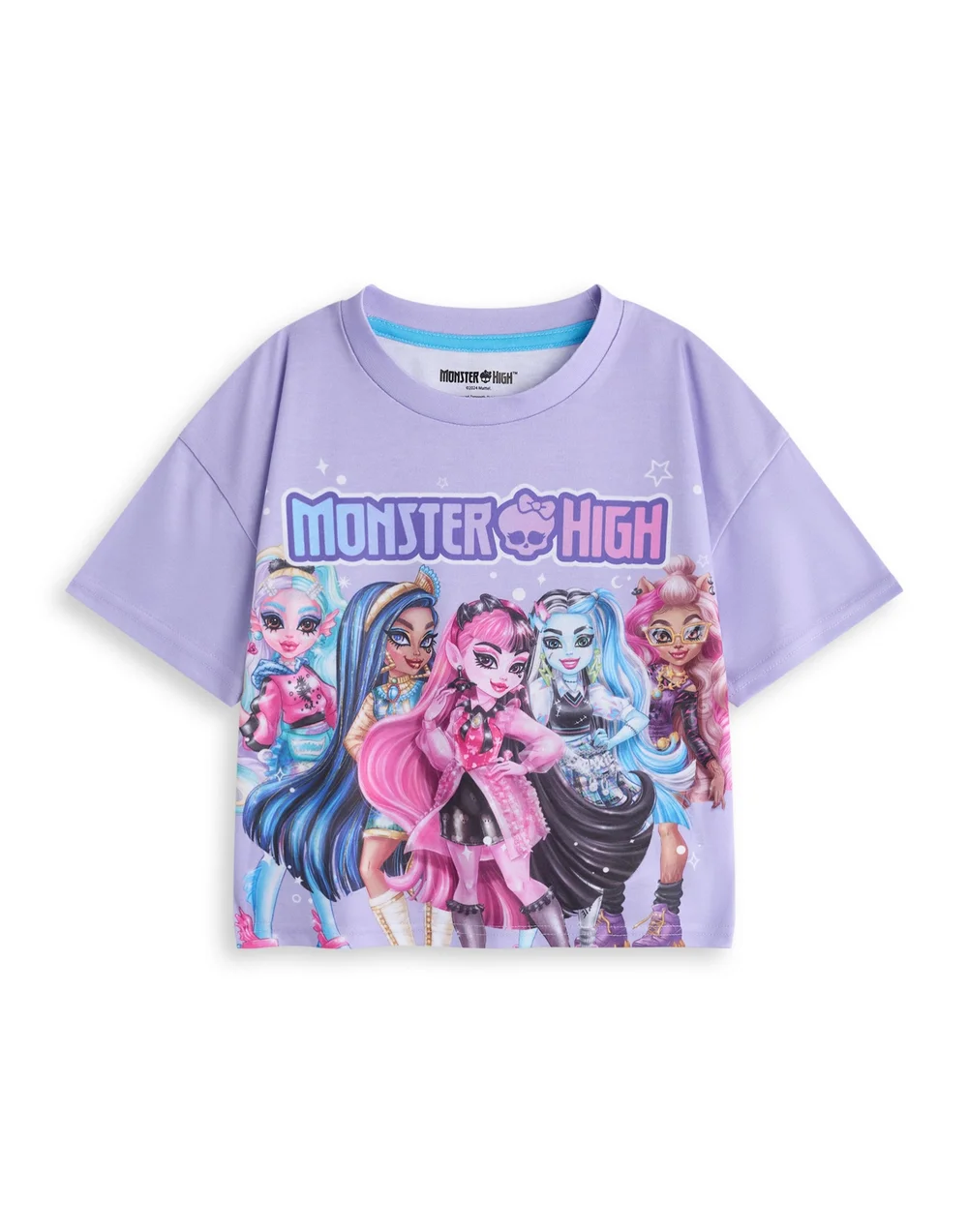 Vanilla Underground Monster High Girls Purple Character Group Pyjama Set (4 - 14 Years) - Age 4-5 Years Image 3