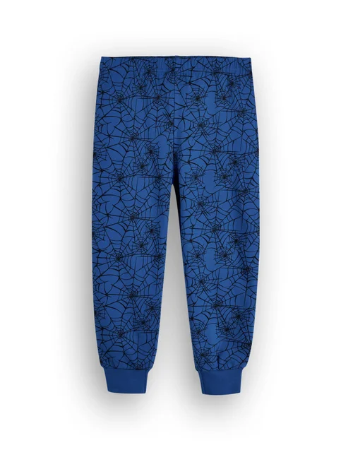 Vanilla Underground Marvel Boys Blue Spider Man front Print Pyjama Set (2 - 8 Years) - Age 4-5 Years Image 4