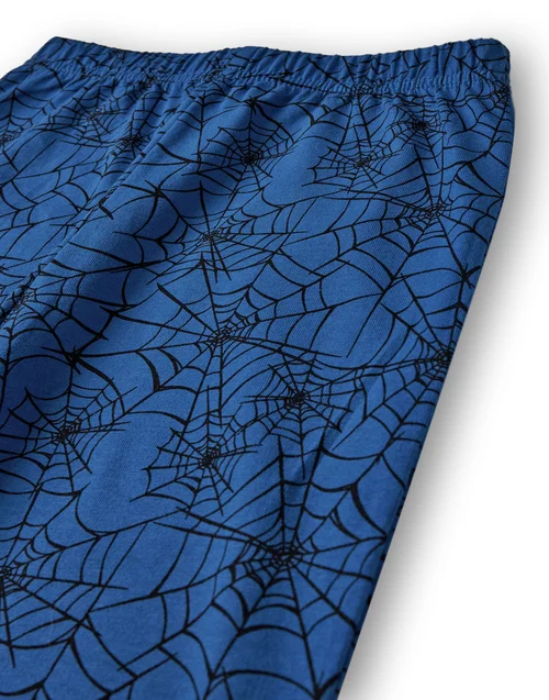 Vanilla Underground Marvel Boys Blue Spider Man front Print Pyjama Set (2 - 8 Years) - Age 4-5 Years Image 5