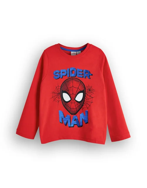 Vanilla Underground Marvel Boys Blue Spider Man front Print Pyjama Set (2 - 8 Years) - Age 4-5 Years Image 2