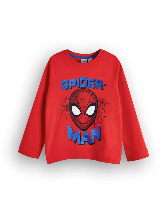 Vanilla Underground Marvel Boys Blue Spider Man front Print Pyjama Set (2 - 8 Years)