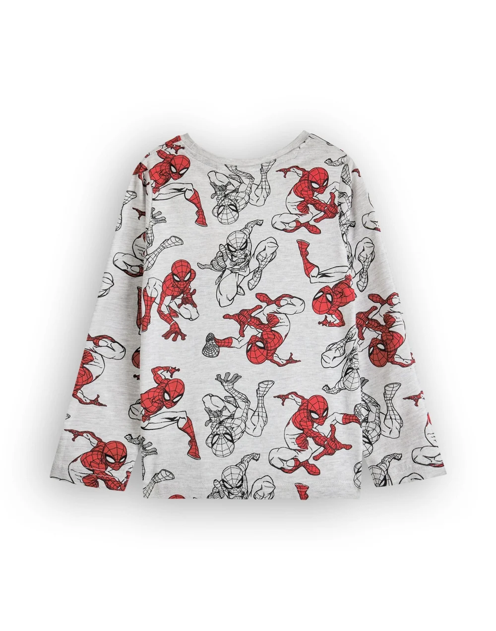 Vanilla Underground Marvel Boys Grey SpiderMan Long Sleeve Long Leg Pyjama Set (2 - 8 Years) - Age 6-7 Years Image 3