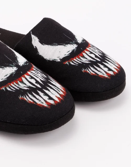 Vanilla Underground Marvel Black Venom Mule Slippers - 7-8 Image 3