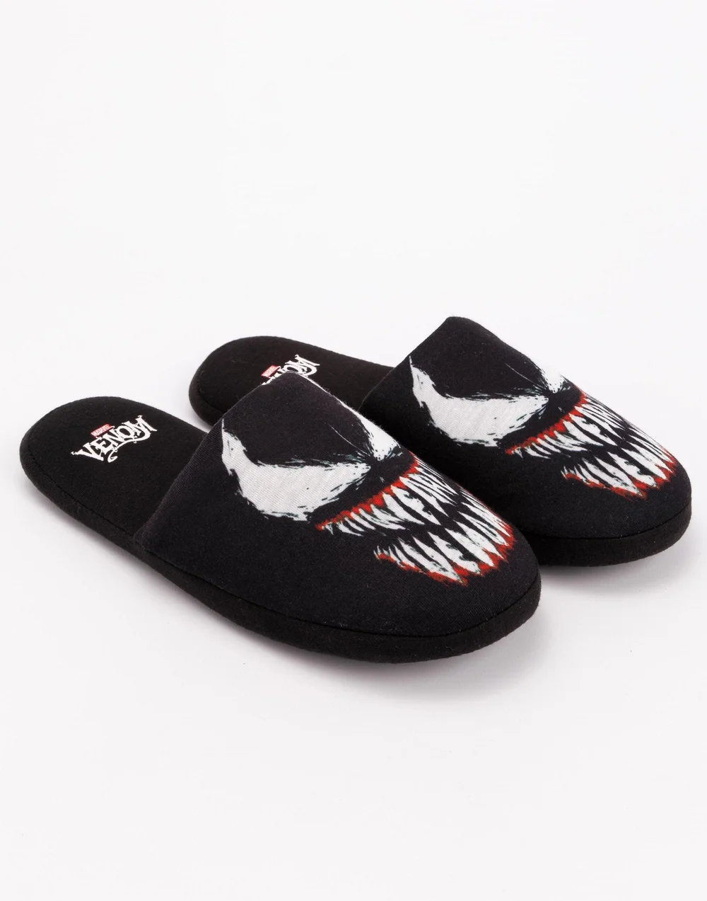 Vanilla Underground Marvel Black Venom Mule Slippers - 7-8 Image 4