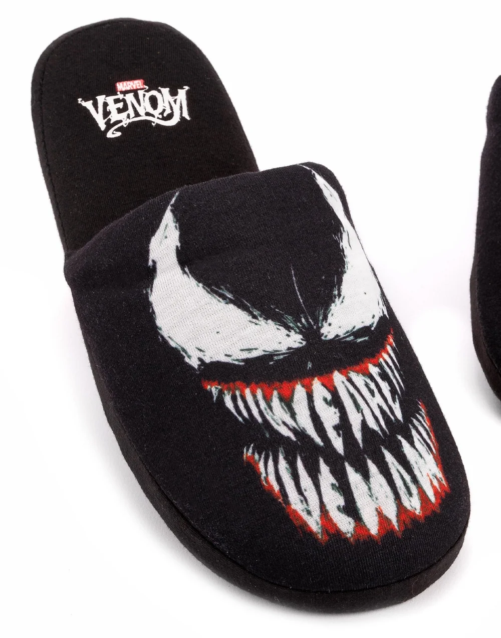 Vanilla Underground Marvel Black Venom Mule Slippers - 7-8 Image 2