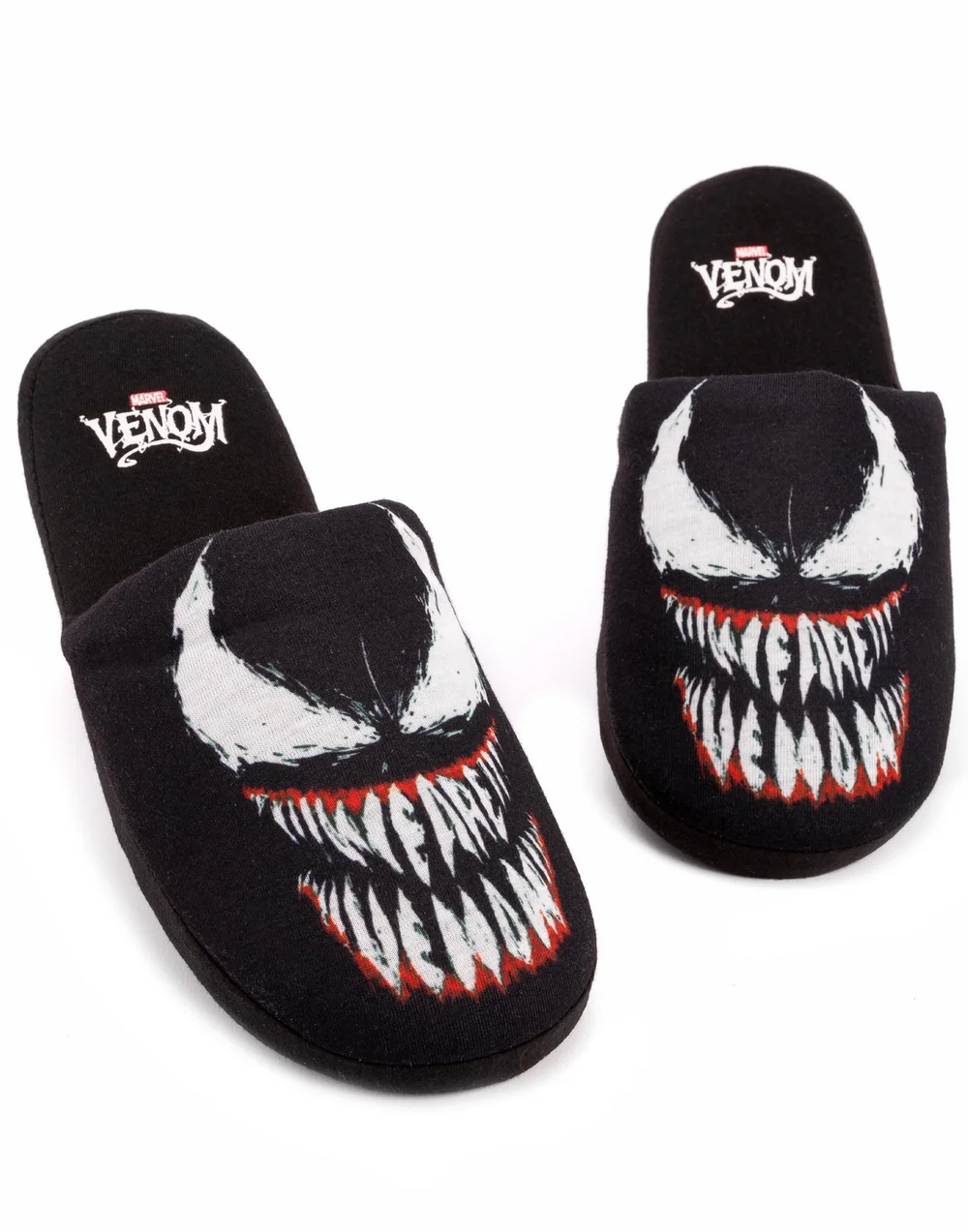 Vanilla Underground Marvel Black Venom Mule Slippers - 7-8 Image 1