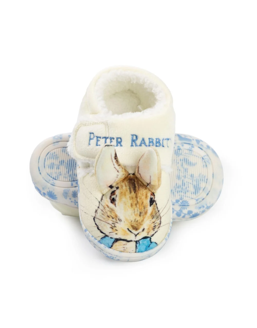 Vanilla Underground Peter Rabbit Character Face Kids Hook & Loop Loafer Slippers (4 - 10 Younger) - 4 Infants Image 2