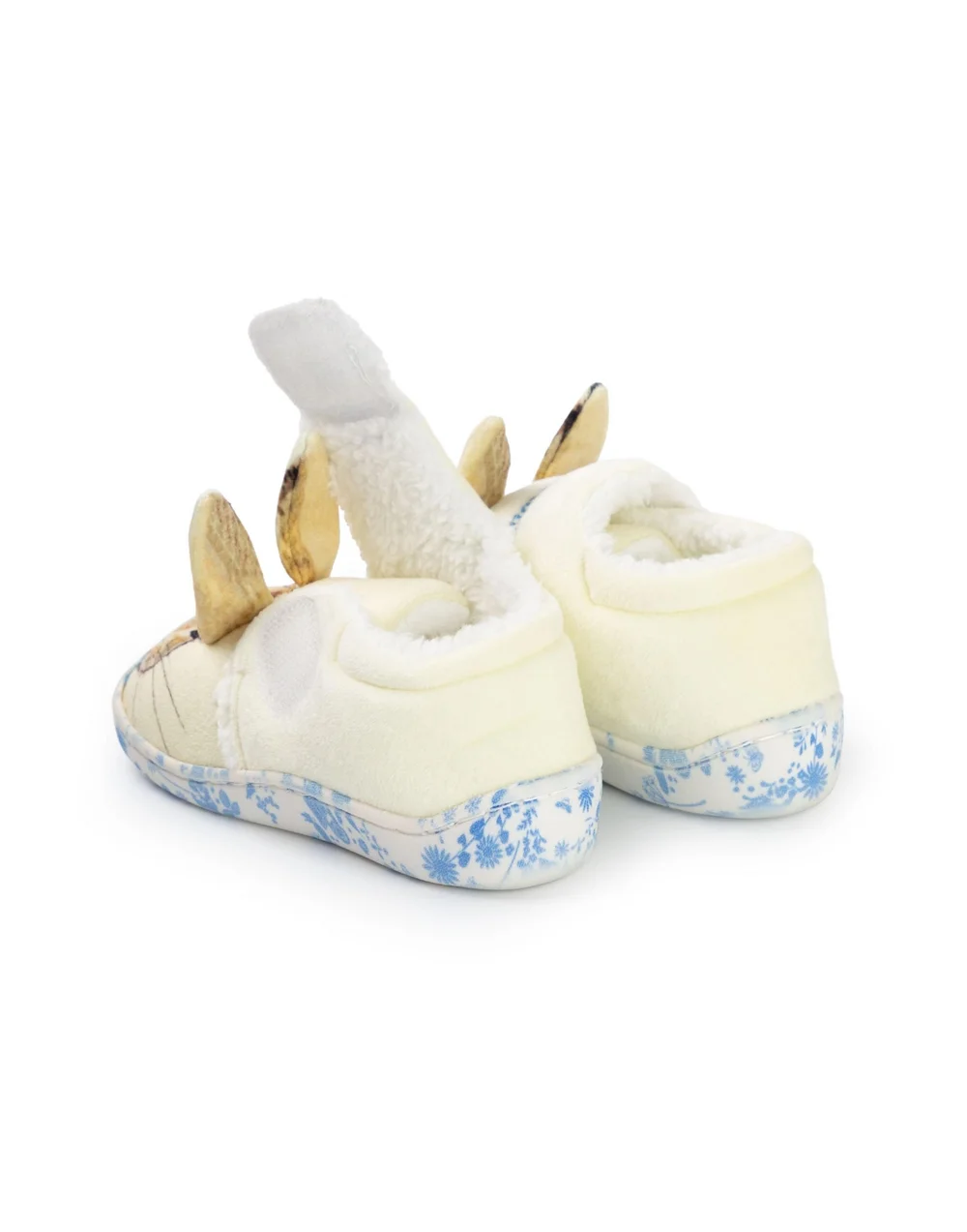 Vanilla Underground Peter Rabbit Character Face Kids Hook & Loop Loafer Slippers (4 - 10 Younger) - 4 Infants Image 4