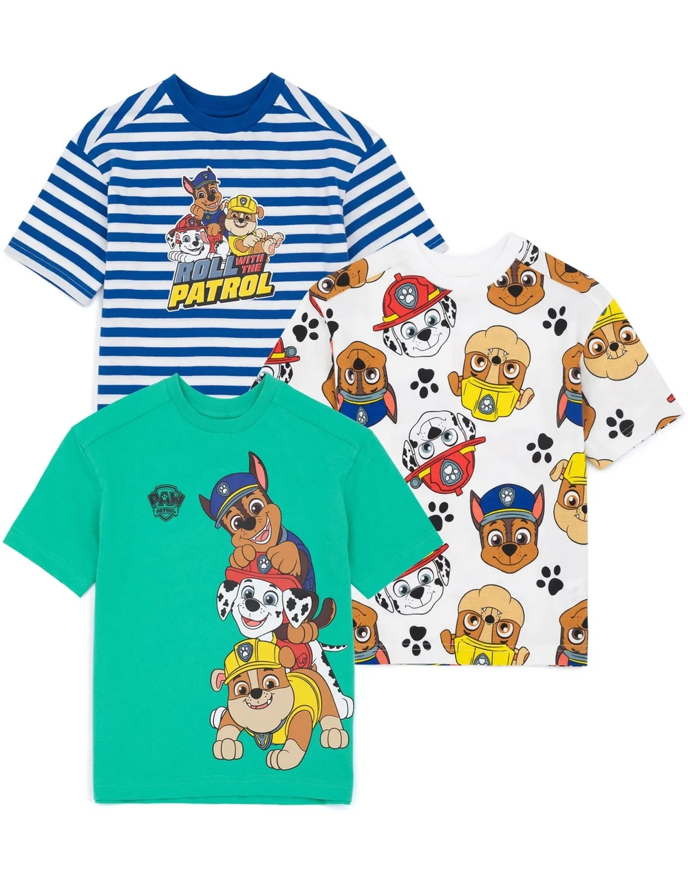 Vanilla Underground Paw Patrol Boys Multicoloured Character Pack of 3 T-Shirts (2 - 7 Years) - 2-3 Yrs Image 5