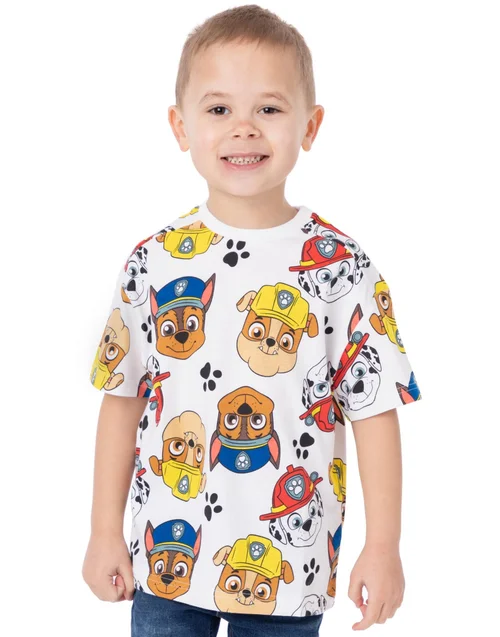 Vanilla Underground Paw Patrol Boys Multicoloured Character Pack of 3 T-Shirts (2 - 7 Years) - 2-3 Yrs Image 2